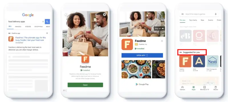 App Campaign در گوگل ادز