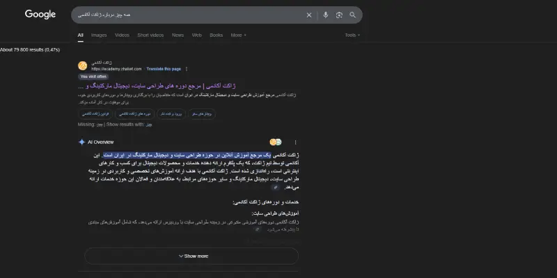 AI overview چیست